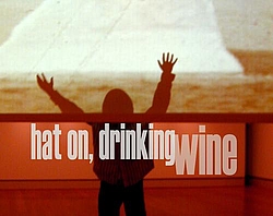 Hat On, Drinking Wine